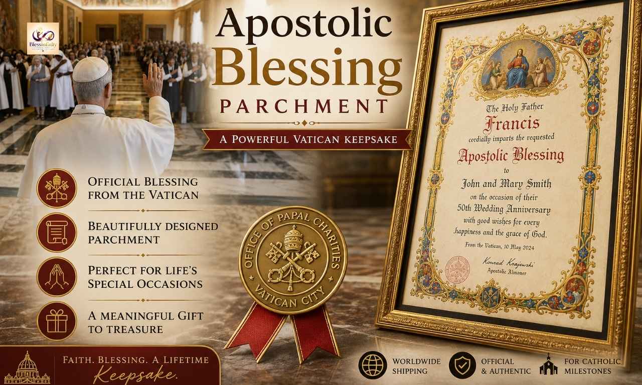 Apostolic Blessing Parchment