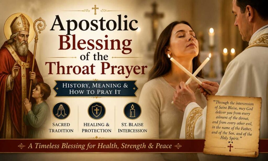 Apostolic Blessing of the Throat Prayer