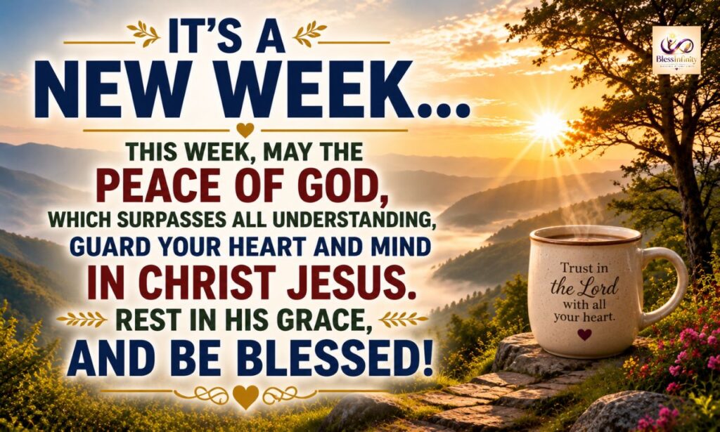 Blessings for a New Week