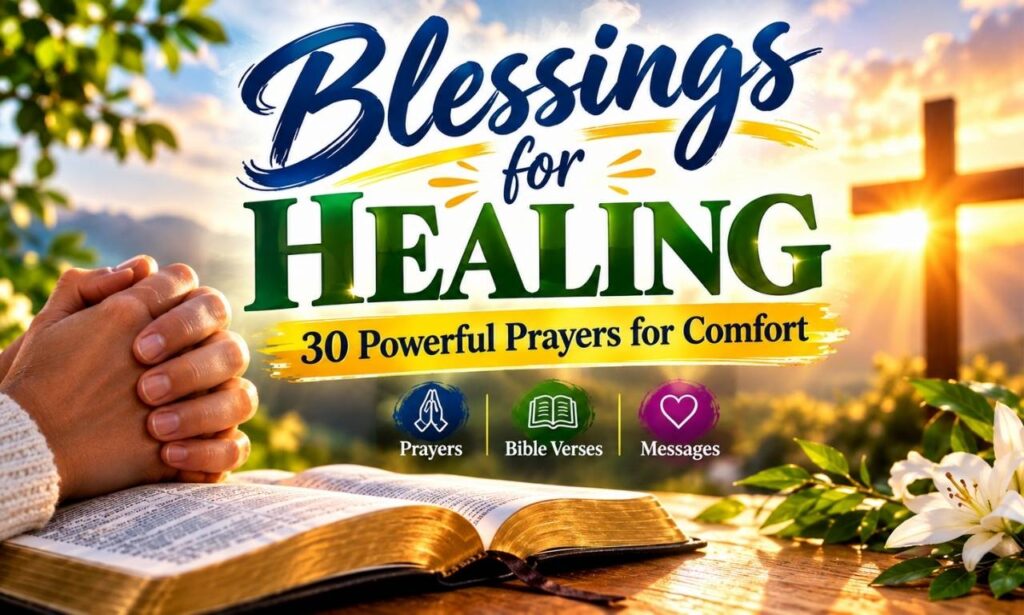 Blessings for Healing: 30 Powerful Prayers, Verses & Messages