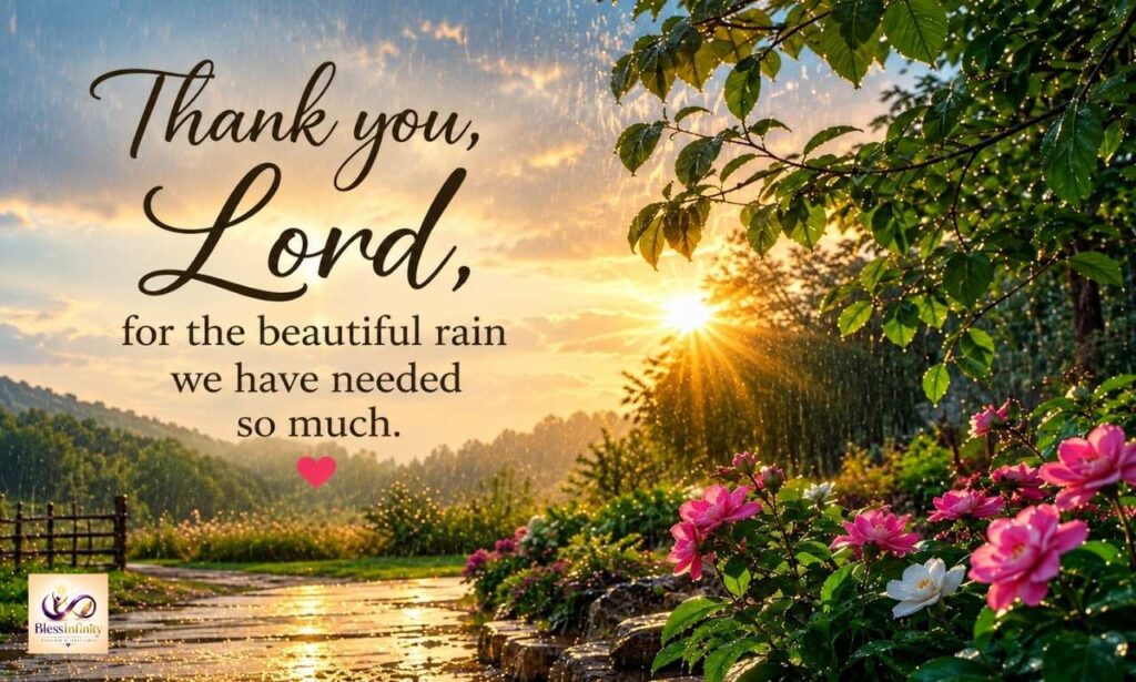 Rainy Day Blessings